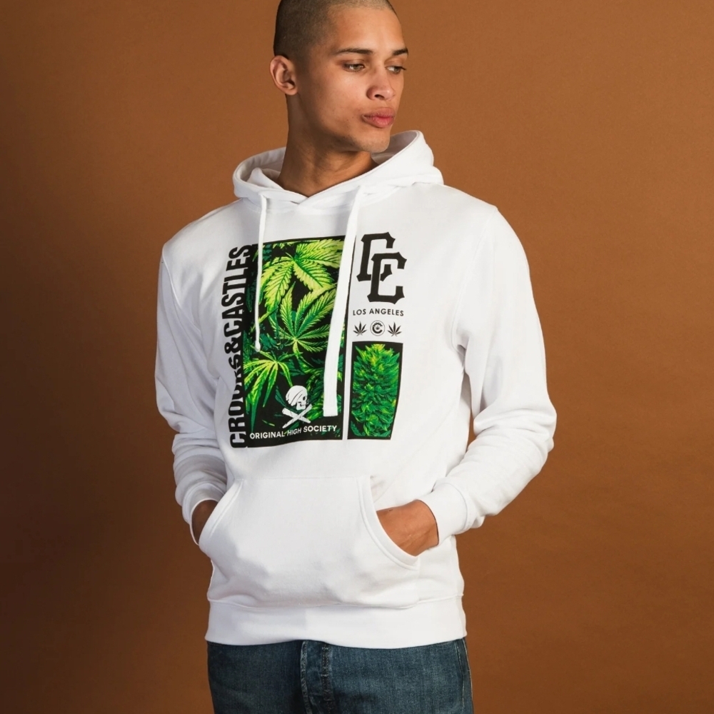 Crooks & Castles White Hoodie for Men